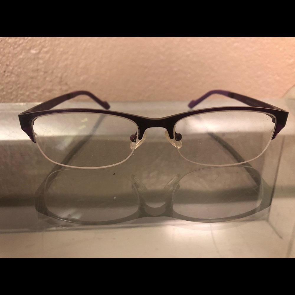 Parim eyeglass Frames pr7515 53-17-145 purple